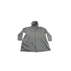 Women's Anthony Richards Grey Cotton&Polyester Blend Hoodie - Size 3X